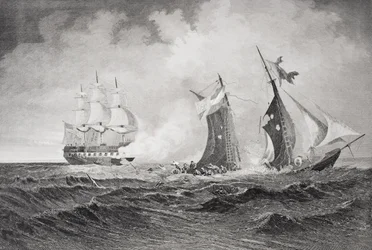 Destruction du corsaire 